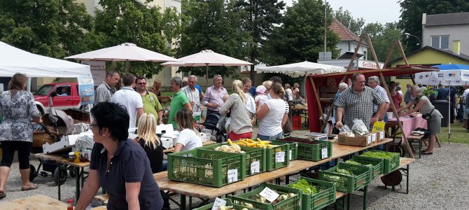 Strahlendes Wetter beim 6. Ober7brunner Markt am 11. Juni 2016