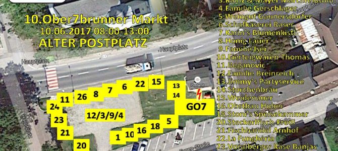 10. Obersiebenbrunner Markt am 10.06.2017