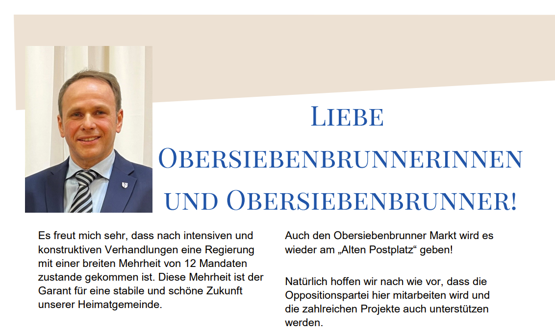 Gemeindenachricht