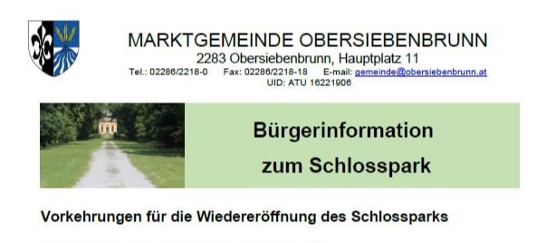 Arbeiten im Schlosspark ab Mitte August 2022